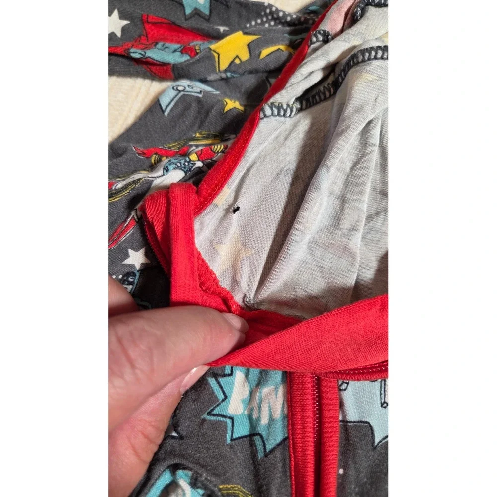 Little Sleepies Justice League Bamboo Zippy Pajamas 12-18 Months Unisex